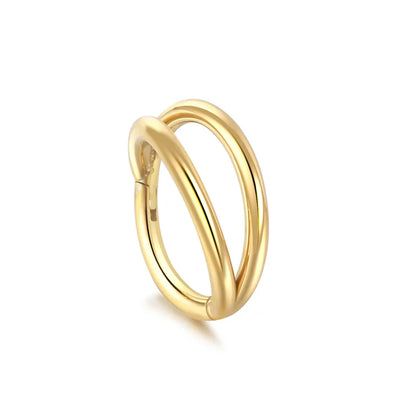 Double Hoop Titanium Nose Ring by ZEB Jewelry – view 7