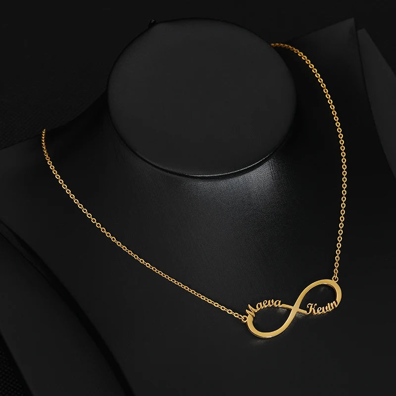 Personalized Infinity Two Name Necklace by ZEB Jewelry – view 8