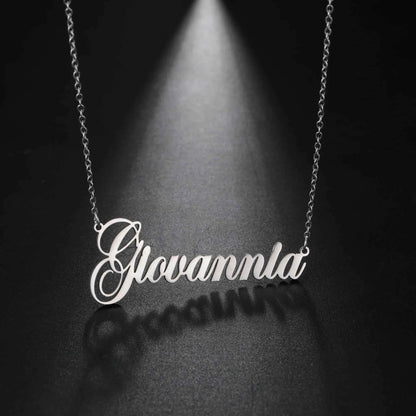 Personalized Name Necklace – Stainless Steel Choker by ZEB Jewelry – view 3