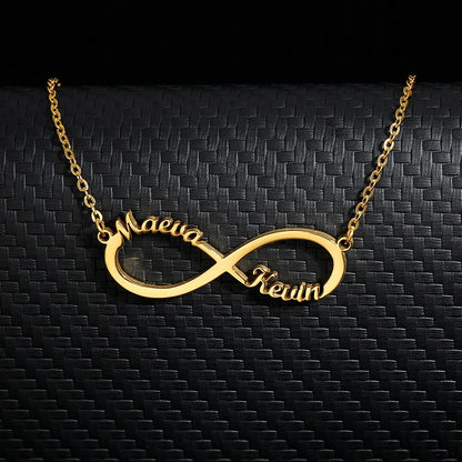 Personalized Infinity Two Name Necklace by ZEB Jewelry – view 6