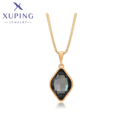  Xuping Crystal Pendant Necklace