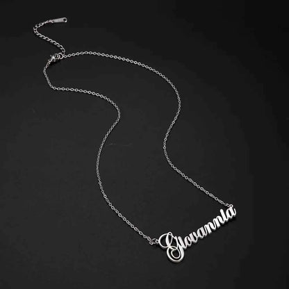 Personalized Name Necklace – Stainless Steel Choker by ZEB Jewelry – view 9