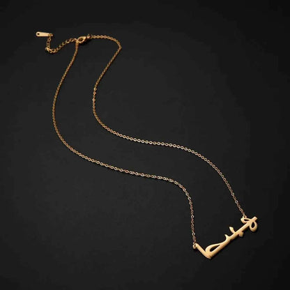 Personalized Name Necklace – Stainless Steel Choker by ZEB Jewelry – view 7