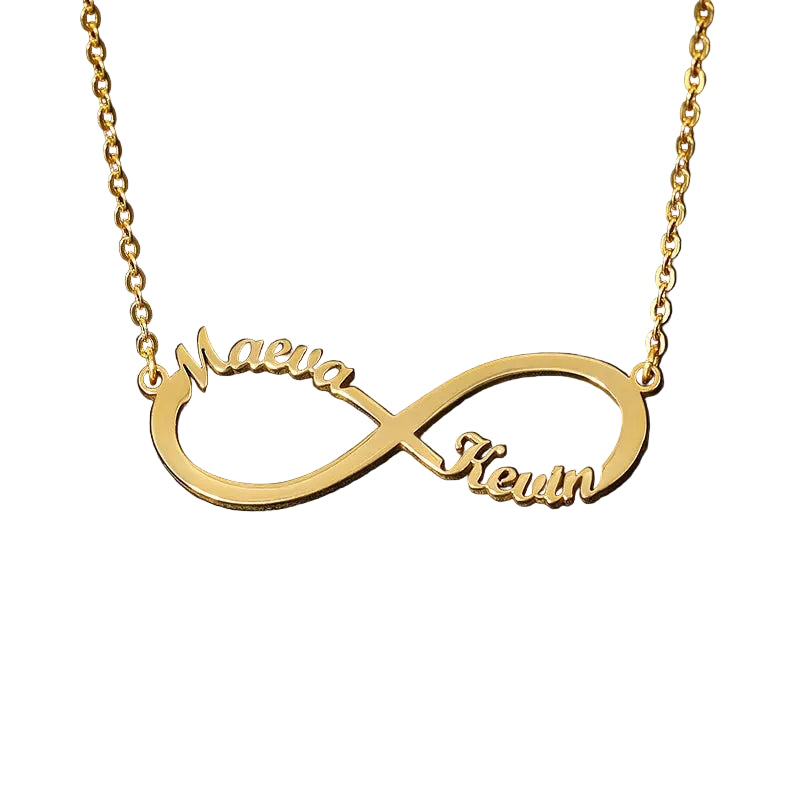 Personalized Infinity Two Name Necklace by ZEB Jewelry – view 1