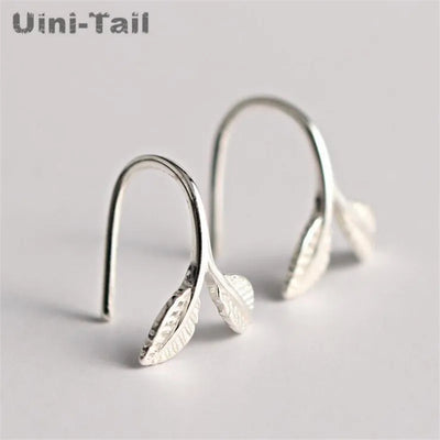Tibetan Silver Leaf Earrings Original design
