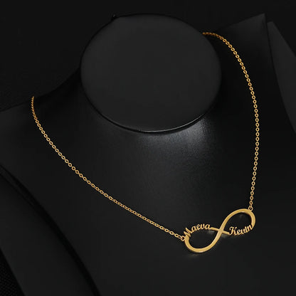 Personalized Infinity Two Name Necklace by ZEB Jewelry – view 5