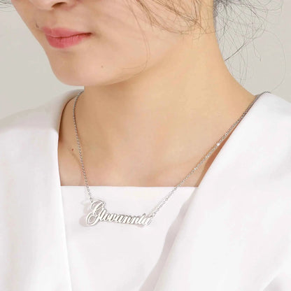 Personalized Name Necklace – Stainless Steel Choker by ZEB Jewelry – view 10