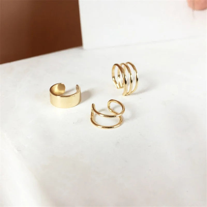 Zircon Star Chain Clip Earrings by ZEB Jewelry – view 15
