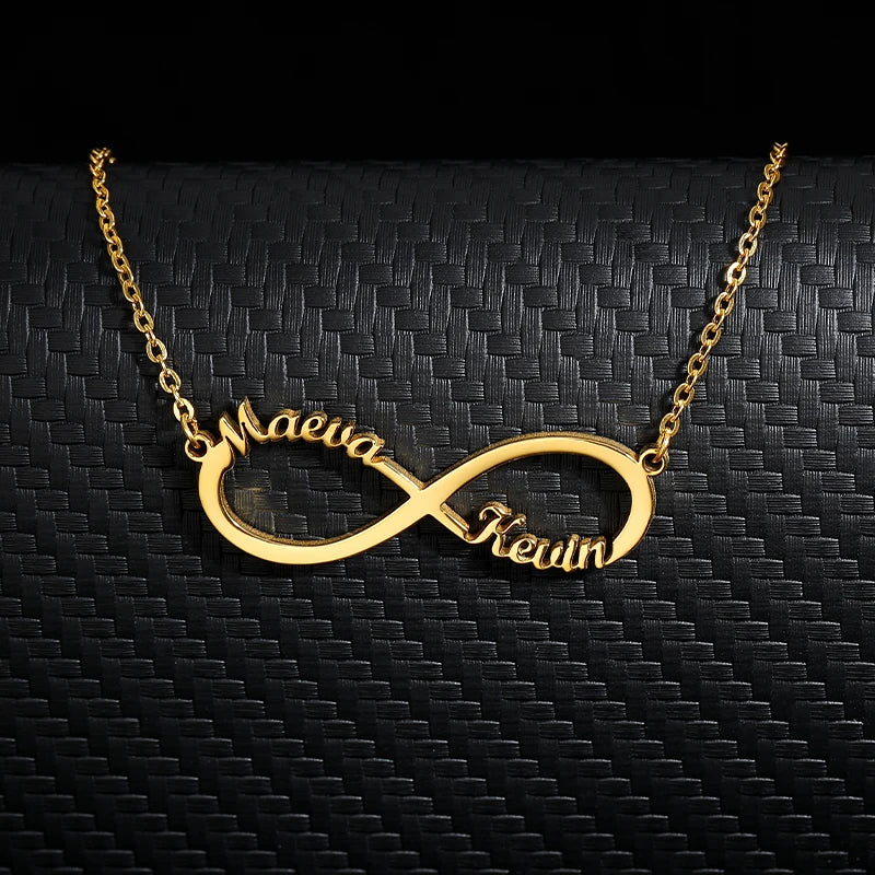 Personalized Infinity Two Name Necklace by ZEB Jewelry – view 2