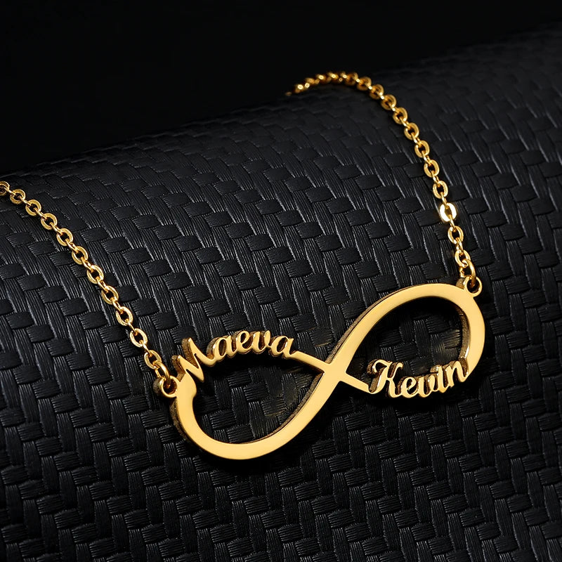 Personalized Infinity Two Name Necklace by ZEB Jewelry – view 7