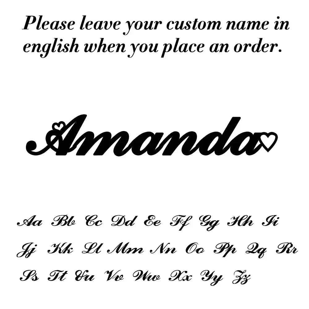 Personalized Name Necklace – Stainless Steel Choker by ZEB Jewelry – view 22