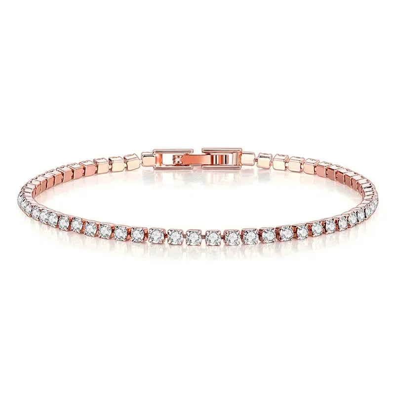 Cubic Zirconia Tennis Bracelet – 925 Sterling Silver by ZEB Jewelry – view 4