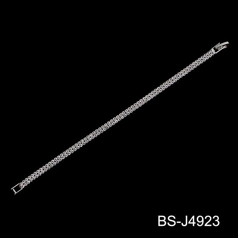 Zircon Studded Open Bangle – Silver-Tone Copper by ZEB Jewelry – view 11