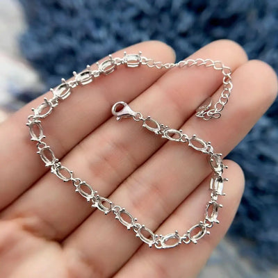 S925 Sterling Silver Bracelet Base