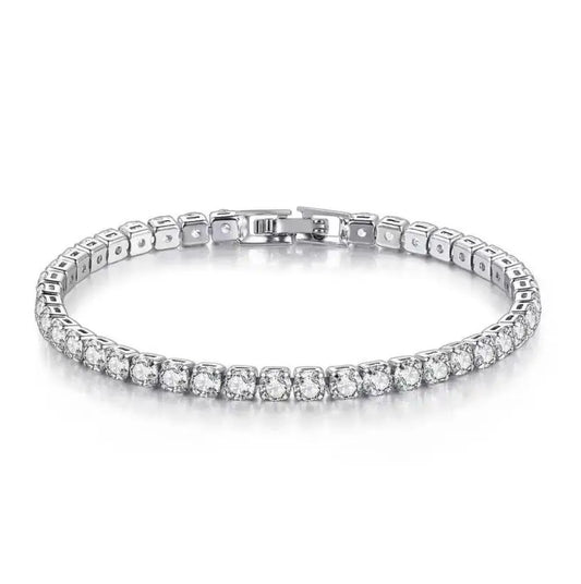 Moissanite Bracelet – 925 Sterling Silver by ZEB Jewelry – view 6