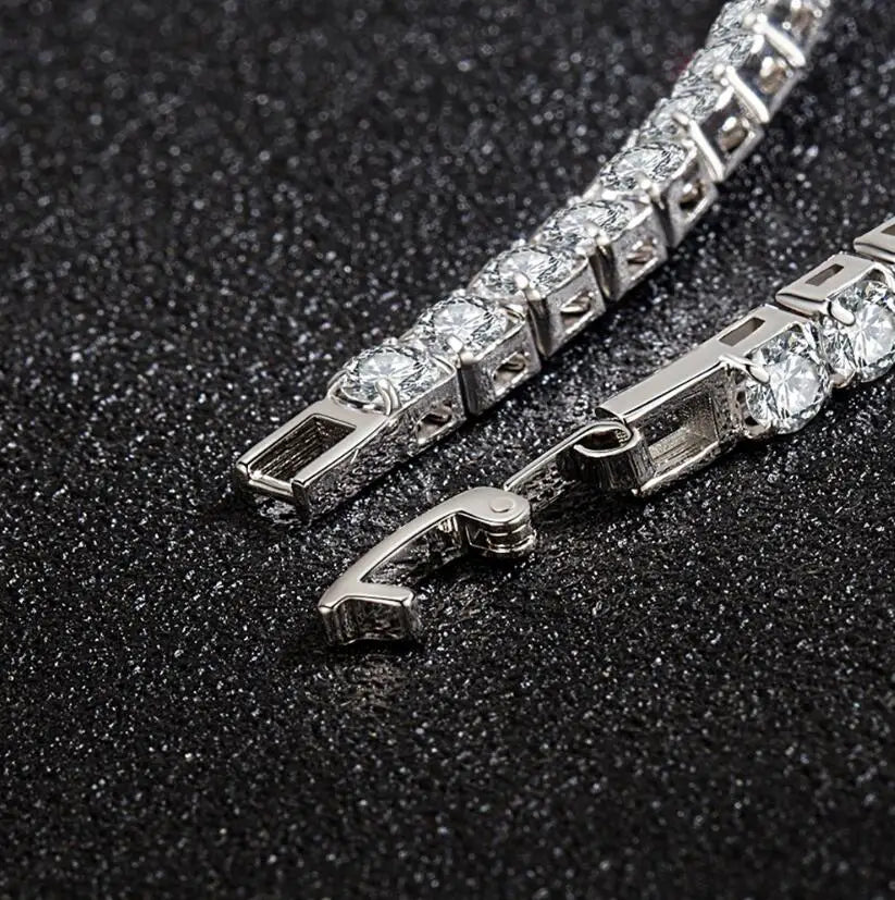 Moissanite Bracelet – 925 Sterling Silver by ZEB Jewelry – view 8