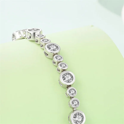 Zircon Tennis Bracelet – 925 Sterling Silver by ZEB Jewelry – view 3