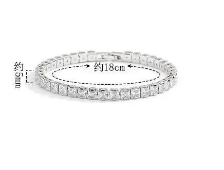 Black Zircon Tennis Bracelet – 925 Sterling Silver by ZEB Jewelry – view 8