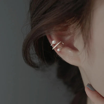 Zircon Star Tassel Clip Earrings by ZEB Jewelry – view 8
