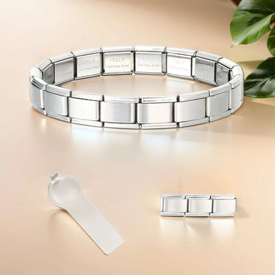 9mm Italian Charm Bracelet stainless steel