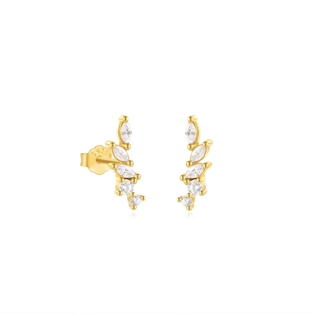 Horse Eye Zircon Stud Earrings – 925 Sterling Silver by ZEB Jewelry – view 39