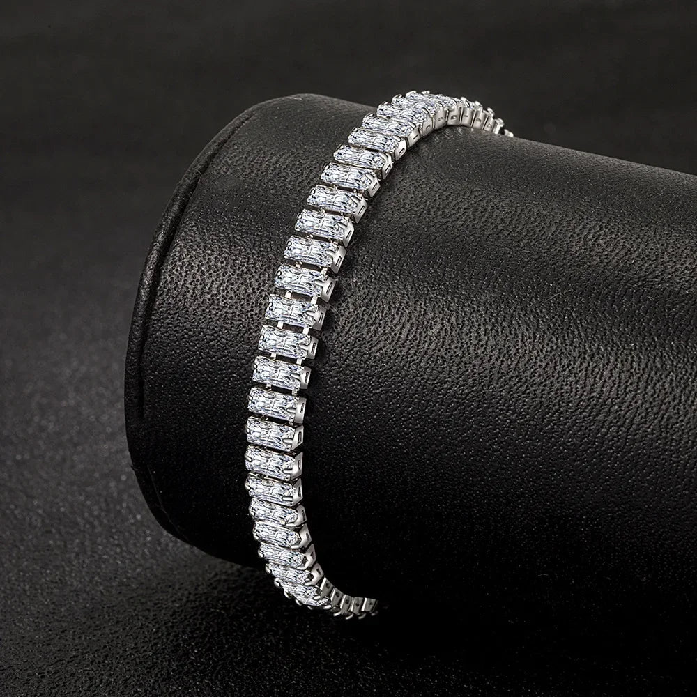Zircon Crystal Bracelet – 925 Sterling Silver by ZEB Jewelry – view 4