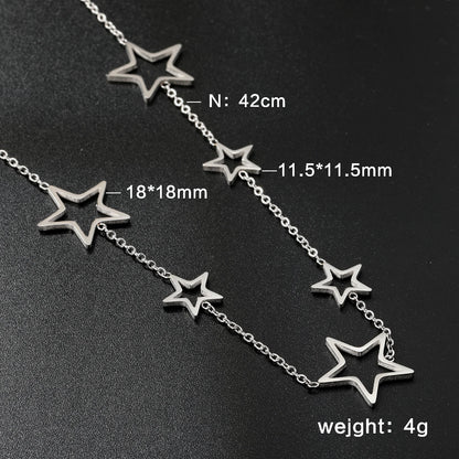 Cubic Zirconia Necklace – Stainless Steel by ZEB Jewelry – view 8