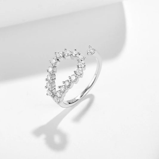 VVS1 Moissanite Ring – 925 Sterling Silver by ZEB Jewelry – view 2