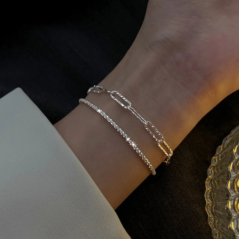 Two-Piece Gold & Silver-Tone Bracelet Set by ZEB Jewelry – view 12