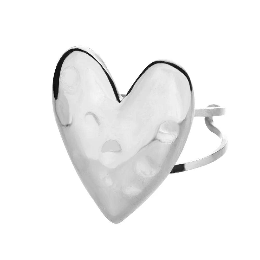 Stackable Zircon Heart Ring Set by ZEB Jewelry – view 22