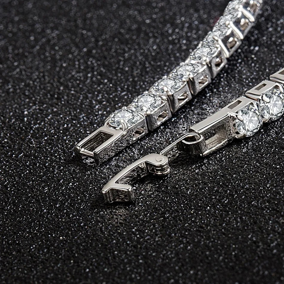Zircon Tennis Bracelet – 925 Sterling Silver by ZEB Jewelry – view 4