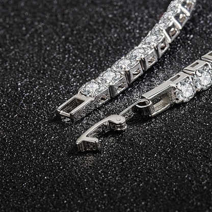 Zircon Tennis Bracelet – 925 Sterling Silver by ZEB Jewelry – view 4