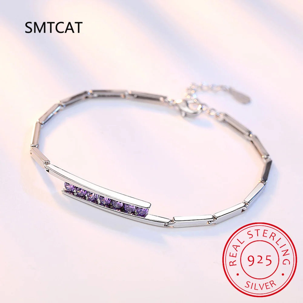 Moissanite Tennis Bracelet – 925 Sterling Silver by ZEB Jewelry – view 10