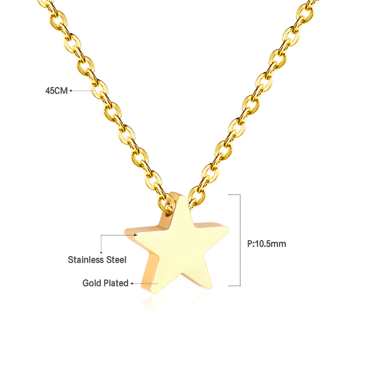 Cubic Zirconia Necklace – Stainless Steel by ZEB Jewelry – view 6