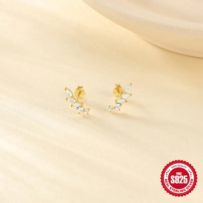 Horse Eye Zircon Stud Earrings – 925 Sterling Silver by ZEB Jewelry – view 28