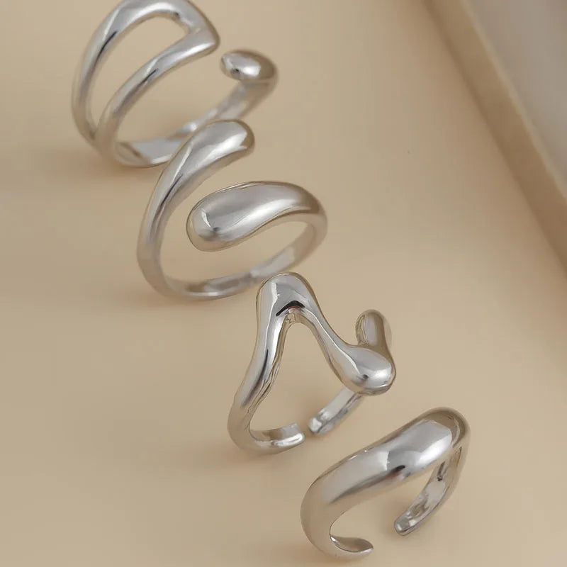 Irregular Geometric Statement Ring by ZEB Jewelry – view 5