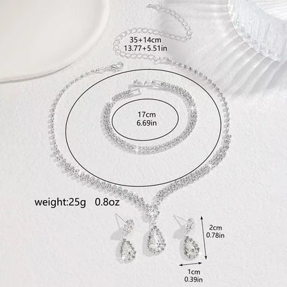 Bridal Three-Piece Jewelry Set by ZEB Jewelry – view 3