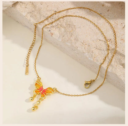 Pearl Shell & Starfish Charm Necklace – 18K Gold-Plated by ZEB Jewelry – view 13