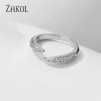 Waterdrop Zircon Statement Ring by ZEB Jewelry – view 20
