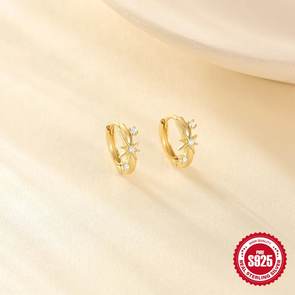 Horse Eye Zircon Stud Earrings – 925 Sterling Silver by ZEB Jewelry – view 9