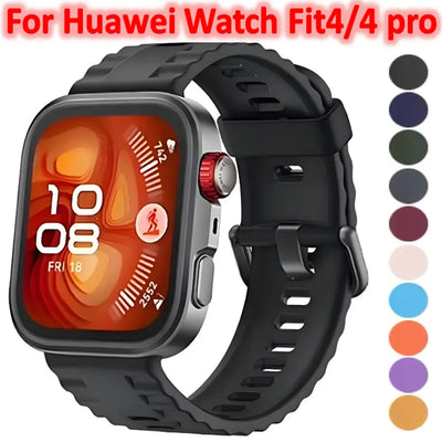 Silicone Straps For Huawei Watch Fit4
