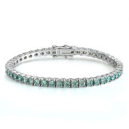 Moissanite Tennis Bracelet – 925 Sterling Silver by ZEB Jewelry – view 20