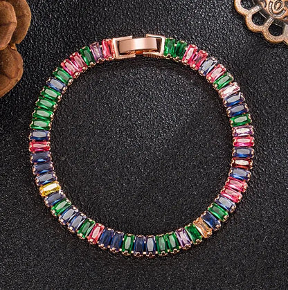 Black Zircon Tennis Bracelet – 925 Sterling Silver by ZEB Jewelry – view 24