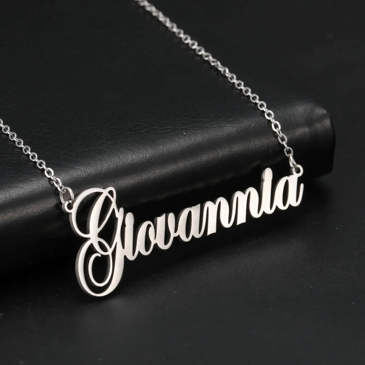 Personalized Crown Name Necklace – Stainless Steel by ZEB Jewelry – view 6