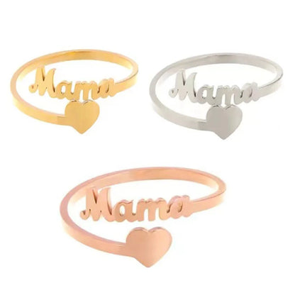 Personalized Heart Name Ring – Stainless Steel by ZEB Jewelry – view 3