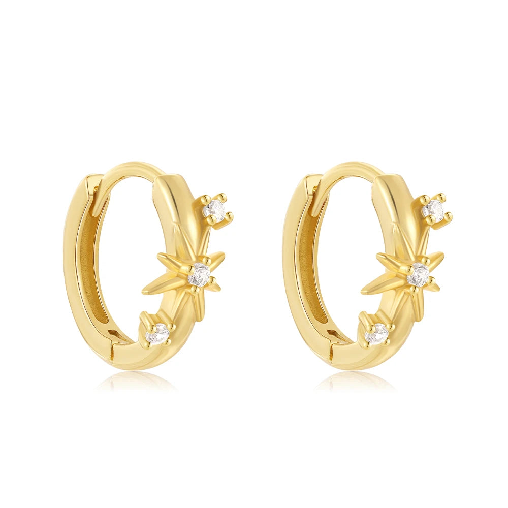 Horse Eye Zircon Stud Earrings – 925 Sterling Silver by ZEB Jewelry – view 41