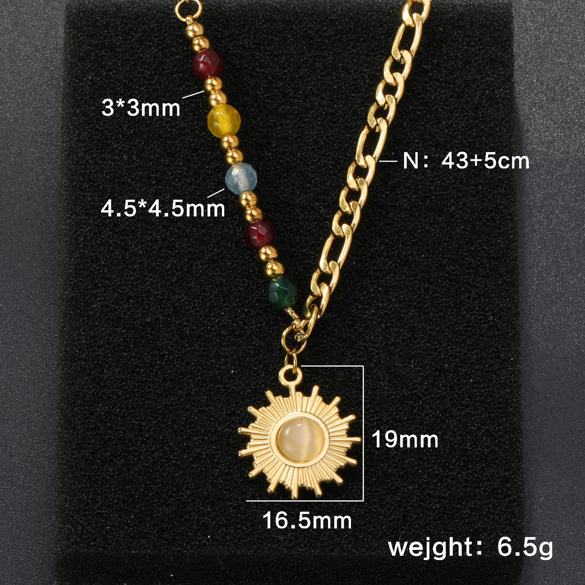 Cubic Zirconia Necklace – Stainless Steel by ZEB Jewelry – view 26