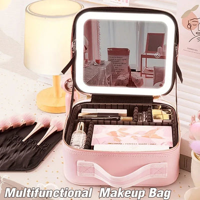 LED Lighted Cosmetic Case
