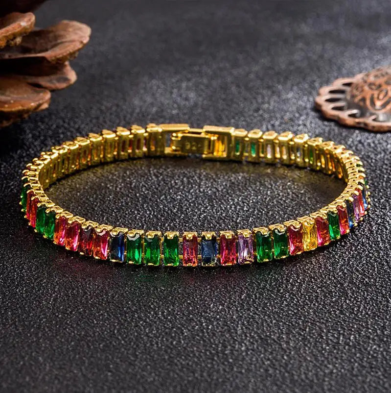 Black Zircon Tennis Bracelet – 925 Sterling Silver by ZEB Jewelry – view 18