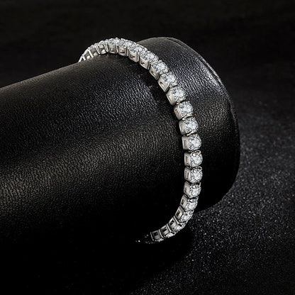 Zircon Tennis Bracelet – 925 Sterling Silver by ZEB Jewelry – view 2